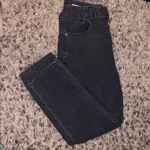 American Eagle black Mom Jean
